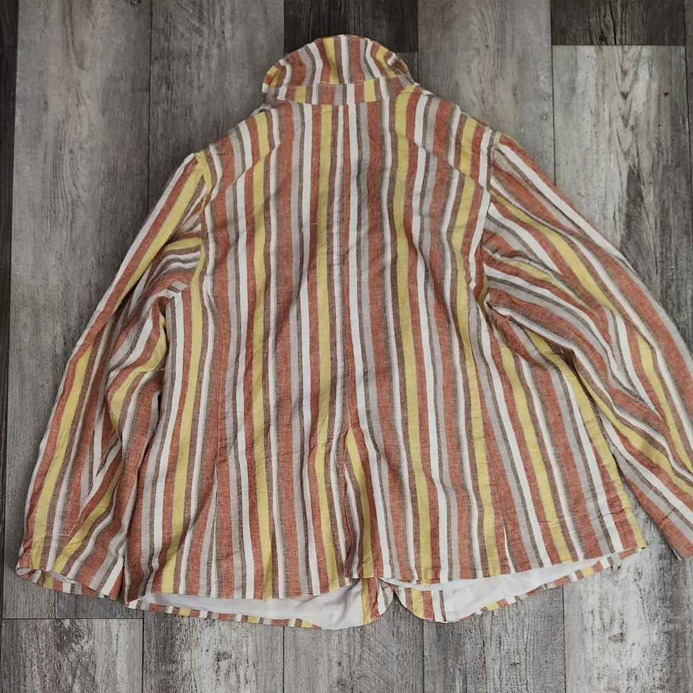Counterparts Multicolor Striped Pants & Jacket Set - Picture 6 of 11